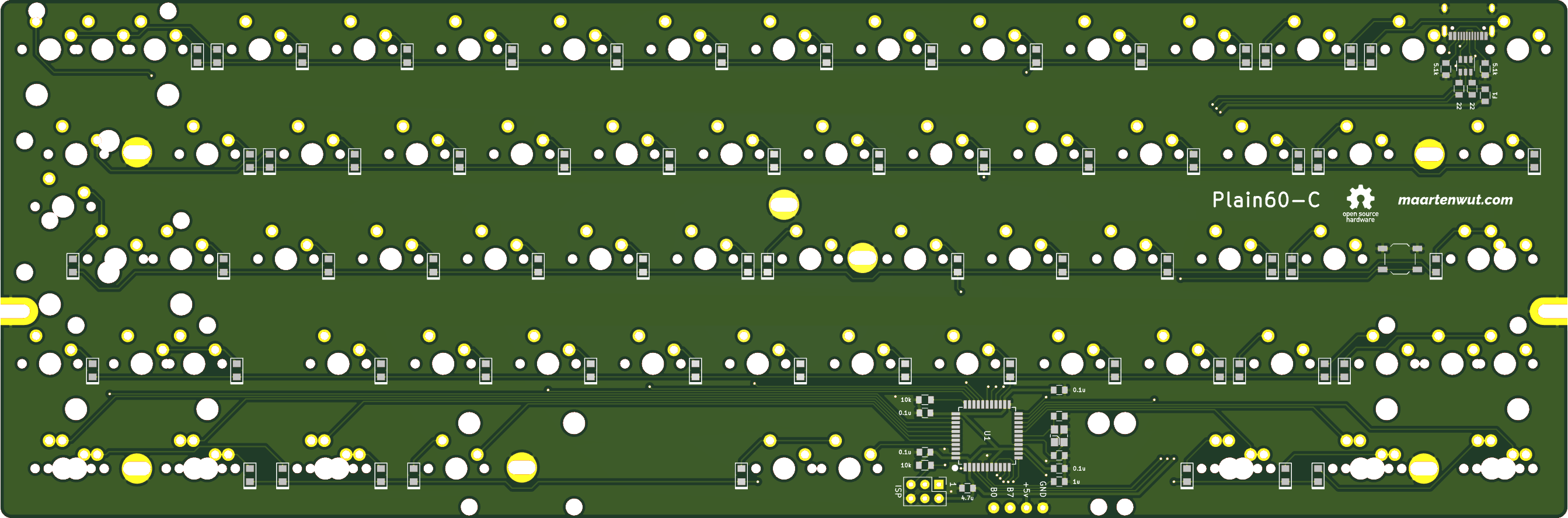 Plain60-C PCB