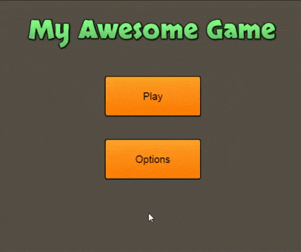 Game GUI sample