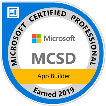 MCSD: App Builder — Certified 2019