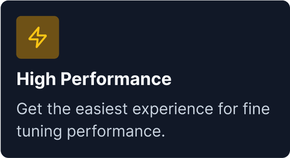 High Performance