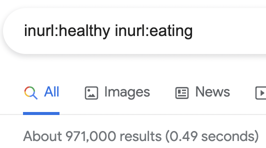 inurl:healthy inurl:eating - Google Search - About 971,000 results (0.49 seconds)