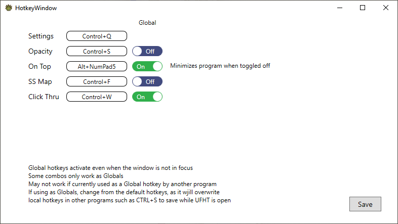 Hotkey Window