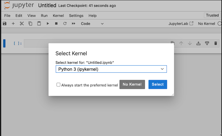 Selecting a kernel