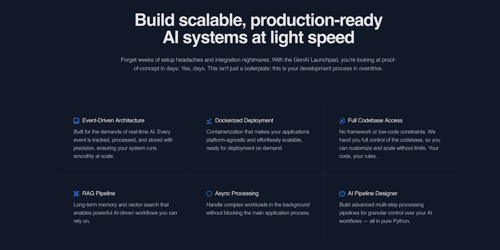 GenAI Launchpad