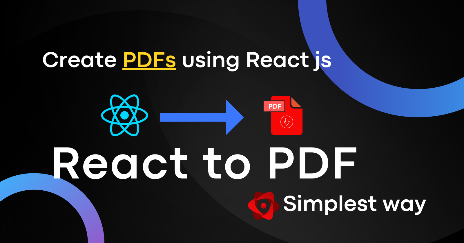 How to Create PDF using React JS