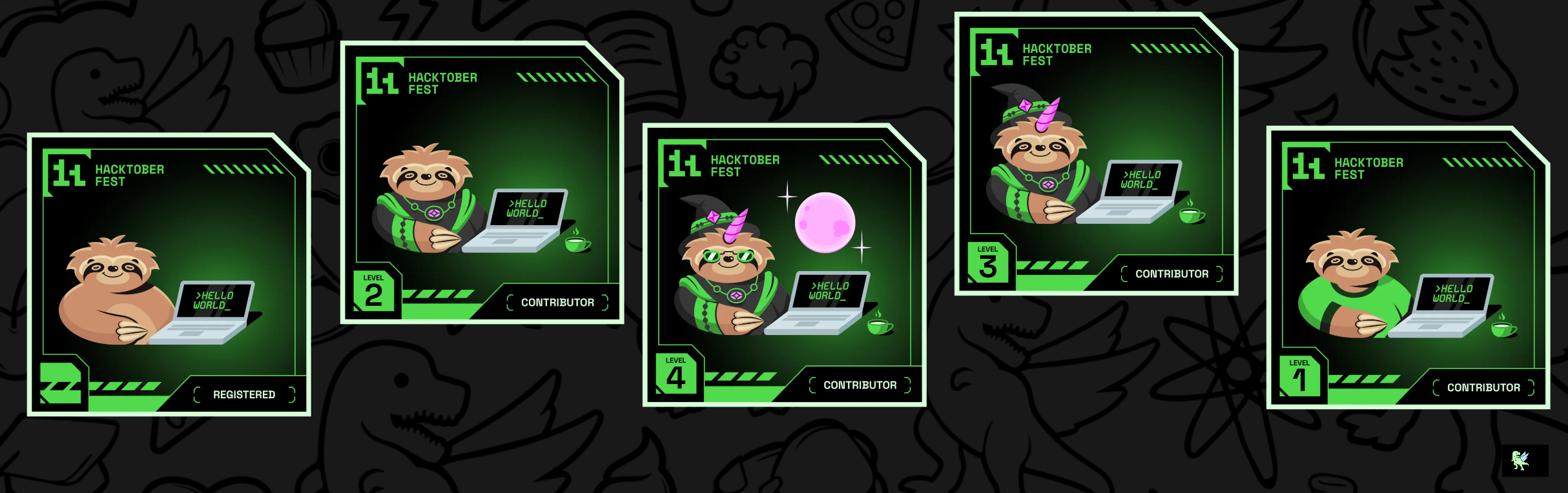 An image of @namangithub01's Holopin badges, which is a link to view their full Holopin profile