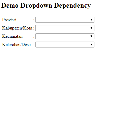 GitHub - novay/laravel-dropdown-dependency: Laravel Tutorial - Dropdown  Turunan Skala Provinsi > Kabupaten > Kecamatan > Kelurahan