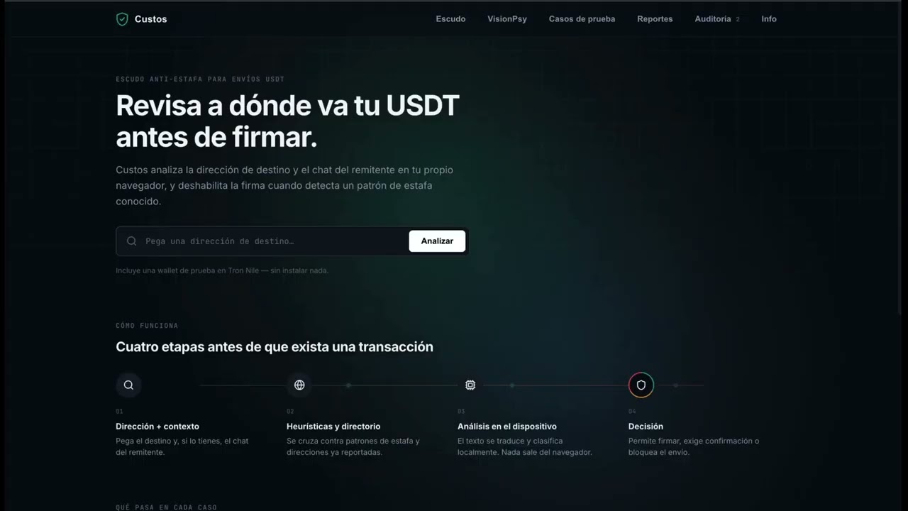 Watch the Custos demo video