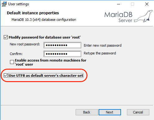Enable UTF-8 Support