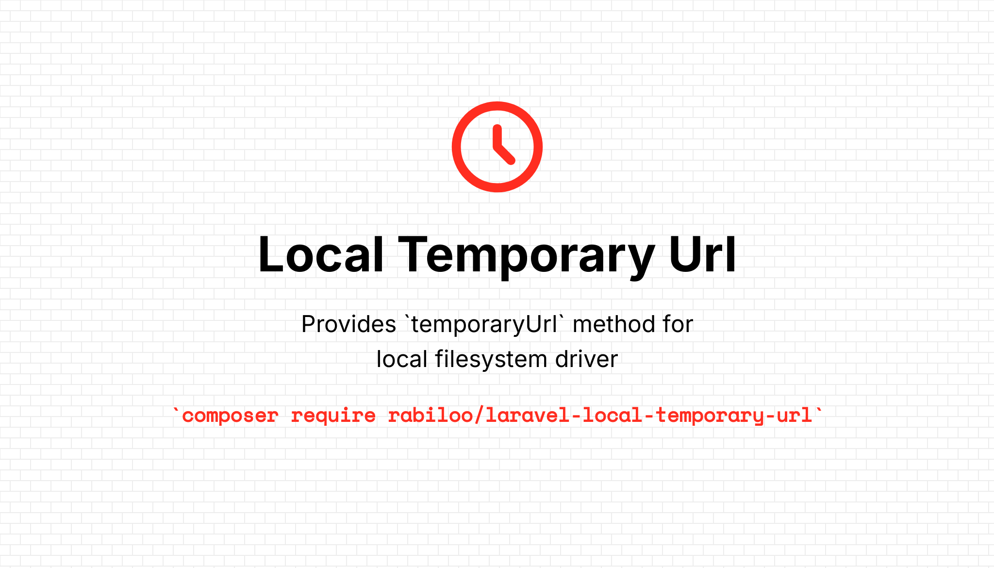 Laravel Local Temporary Url