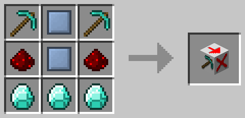 Crafting recipe image for the infinite quarry