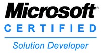 Microsoft Certified Solution Developer Logo