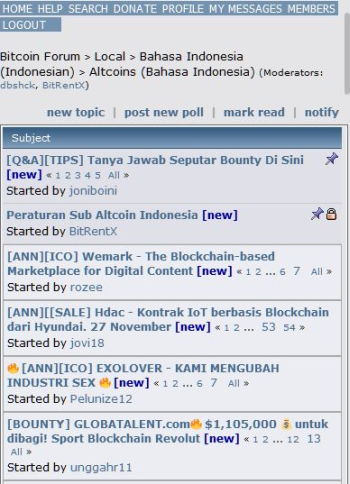 bitcointalk topic list
