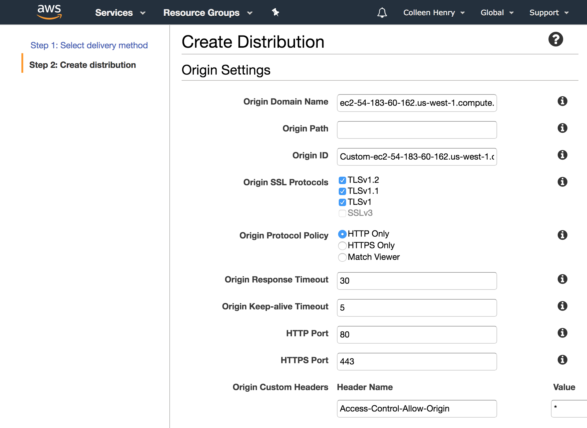 Create Distribution 0