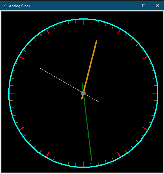 GitHub - TechnicalMeaw/Analog-PyClock: A analog clock using turtle ...
