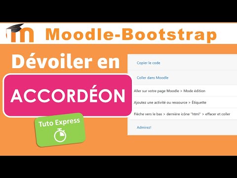 Moodle Design Accordéon