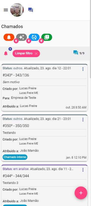 Chamados 2
