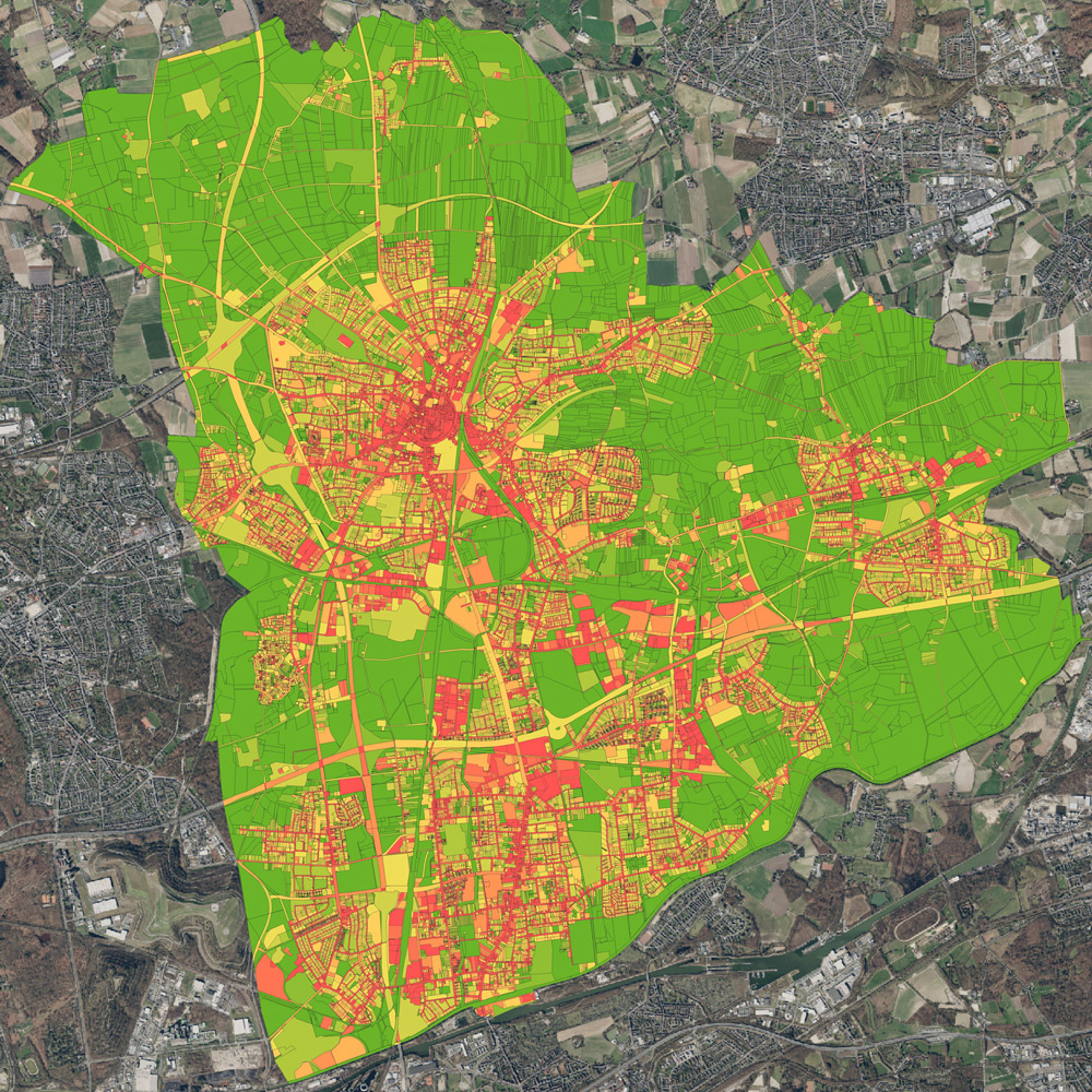 Aggregated parcels Recklinghausen