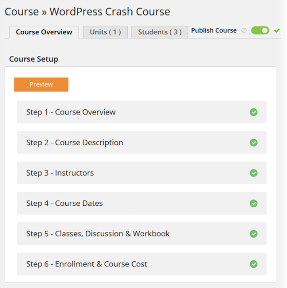 CoursePress - Course - Course Overview