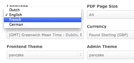 Settings › General › Language