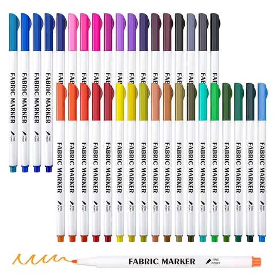 lelix-fabric-markers-36-colors-permanent-fabric-pens-for-writing-painting-on-t-shirts-clothes-sneake-1