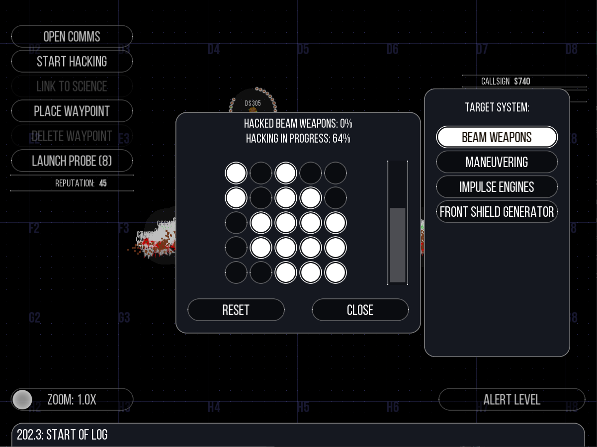 Lights hacking minigame screenshot