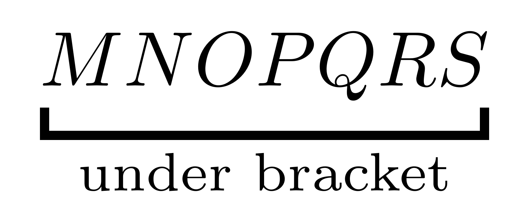 underbracket