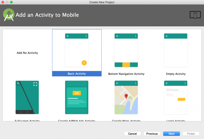 Beginning Android development - Add activity