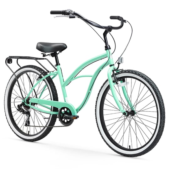 sixthreezero-womens-26-inch-7-speed-cruiser-bike-around-the-block-mint-green-1