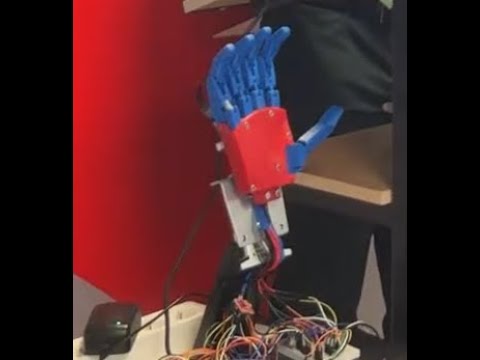 AI-Powered Robotic Hand Control Video