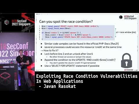 Exploiting Race Condition Vulnerabilities In Web Applications – Javan Rasokat