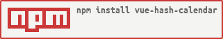 vue-hash-calendar