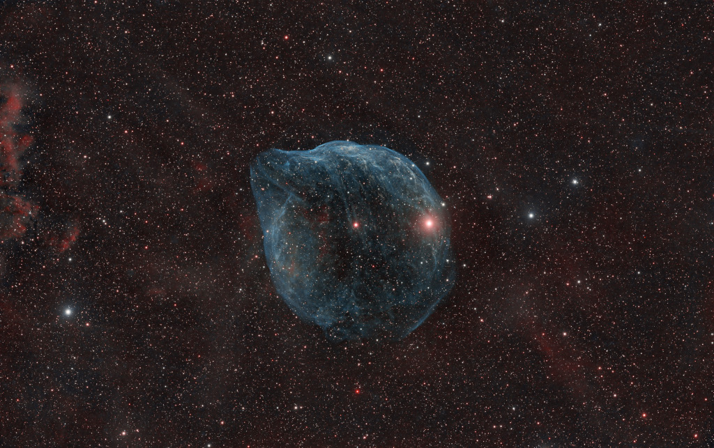 SH2-308: The Dolphin Head Nebula image