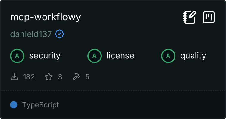 mcp-workflowy MCP server