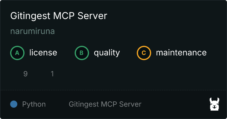Gitingest Server MCP server