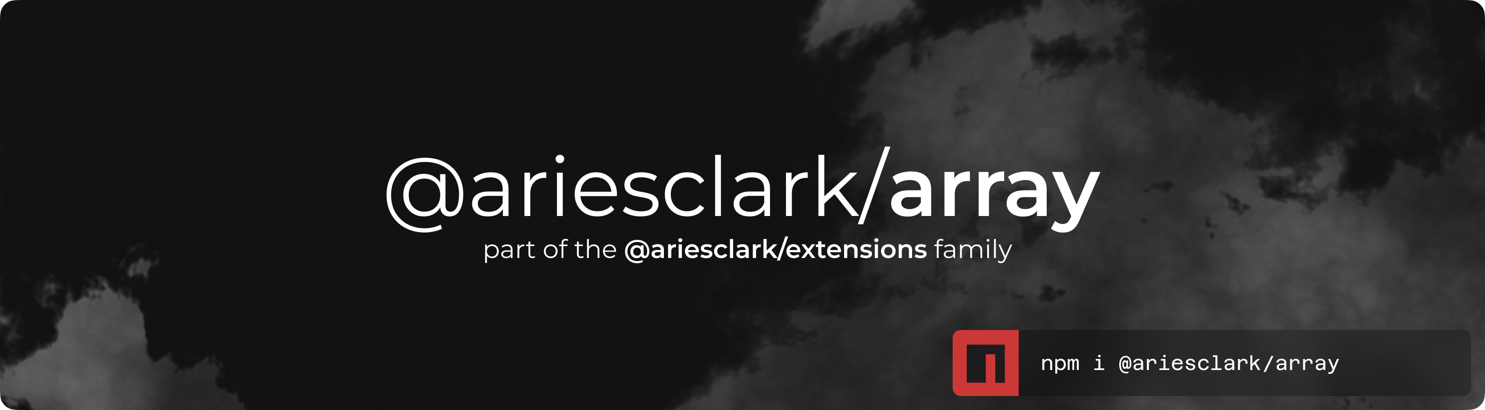 @ariesclark/array logo