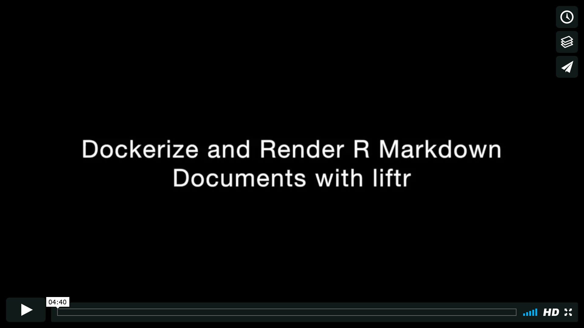 Dockerize and Render R Markdown Documents with liftr