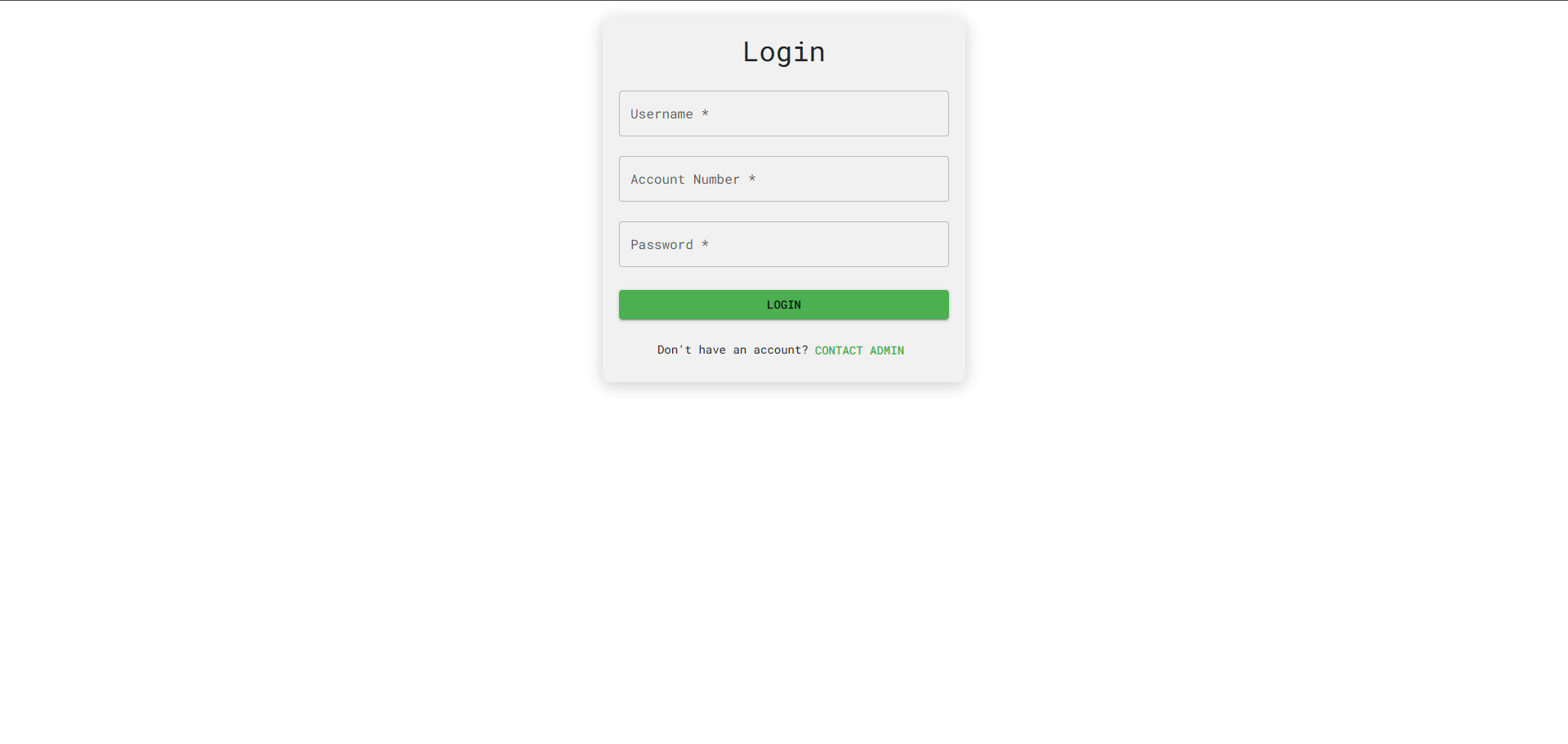 Login Page