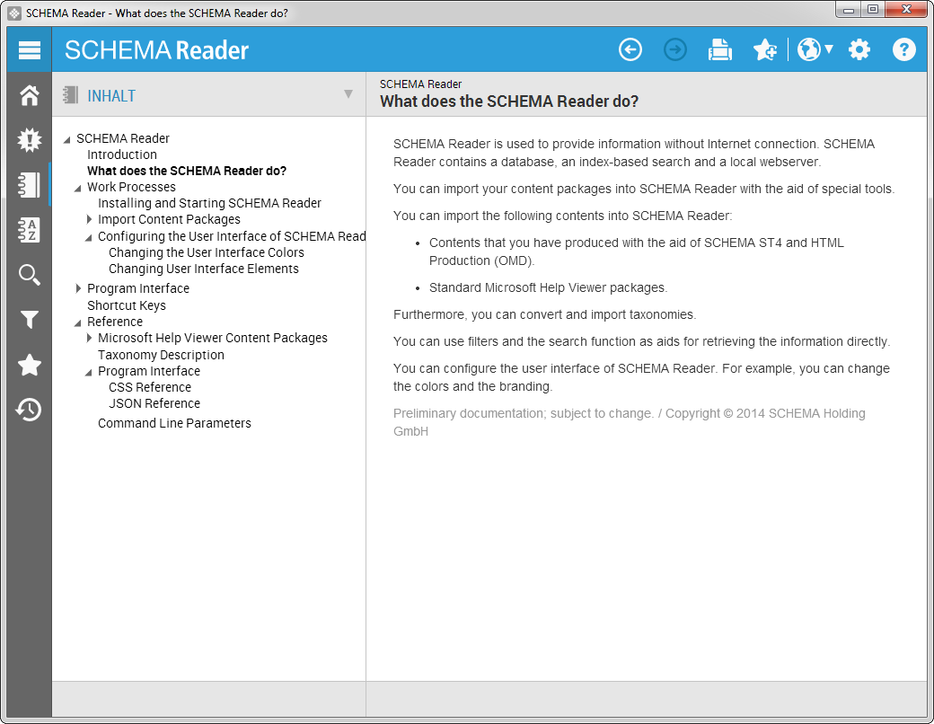 SCHEMA Reader