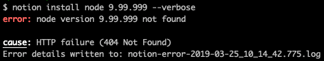 Verbose error with underlying cause