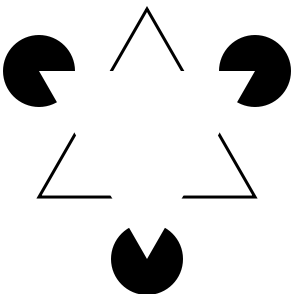 Alt Kanizsa triangle optical