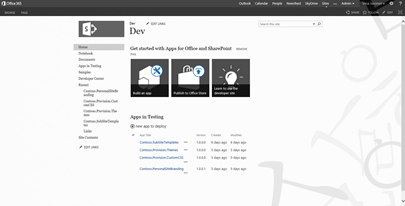 Re-aligned UI in host web