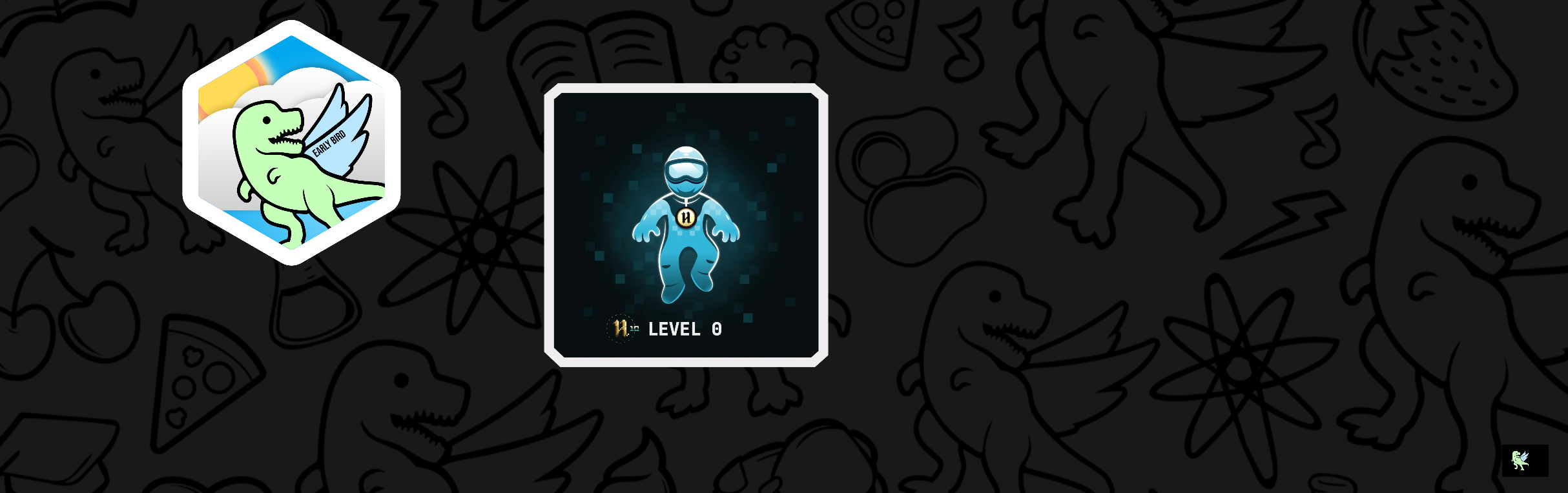 An image of @siongyu's Holopin badges, which is a link to view their full Holopin profile