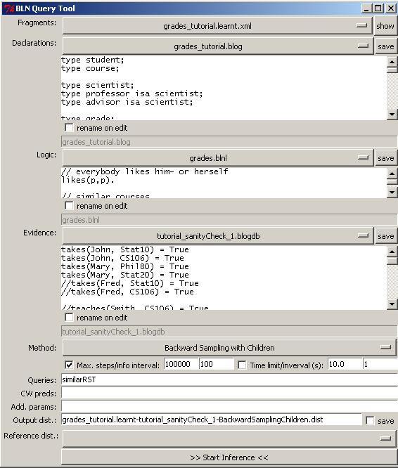 The BLN Query Tool