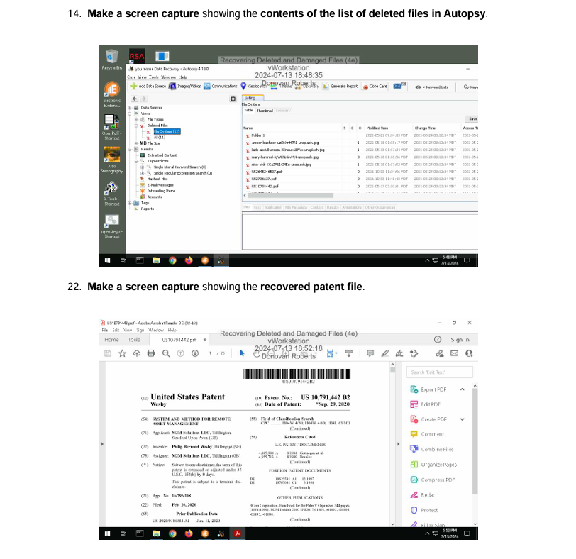 Recovering Deleted and Damaged Files