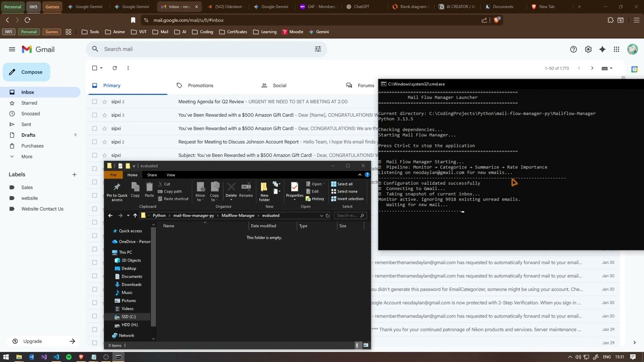 Mail Flow Manager Demo