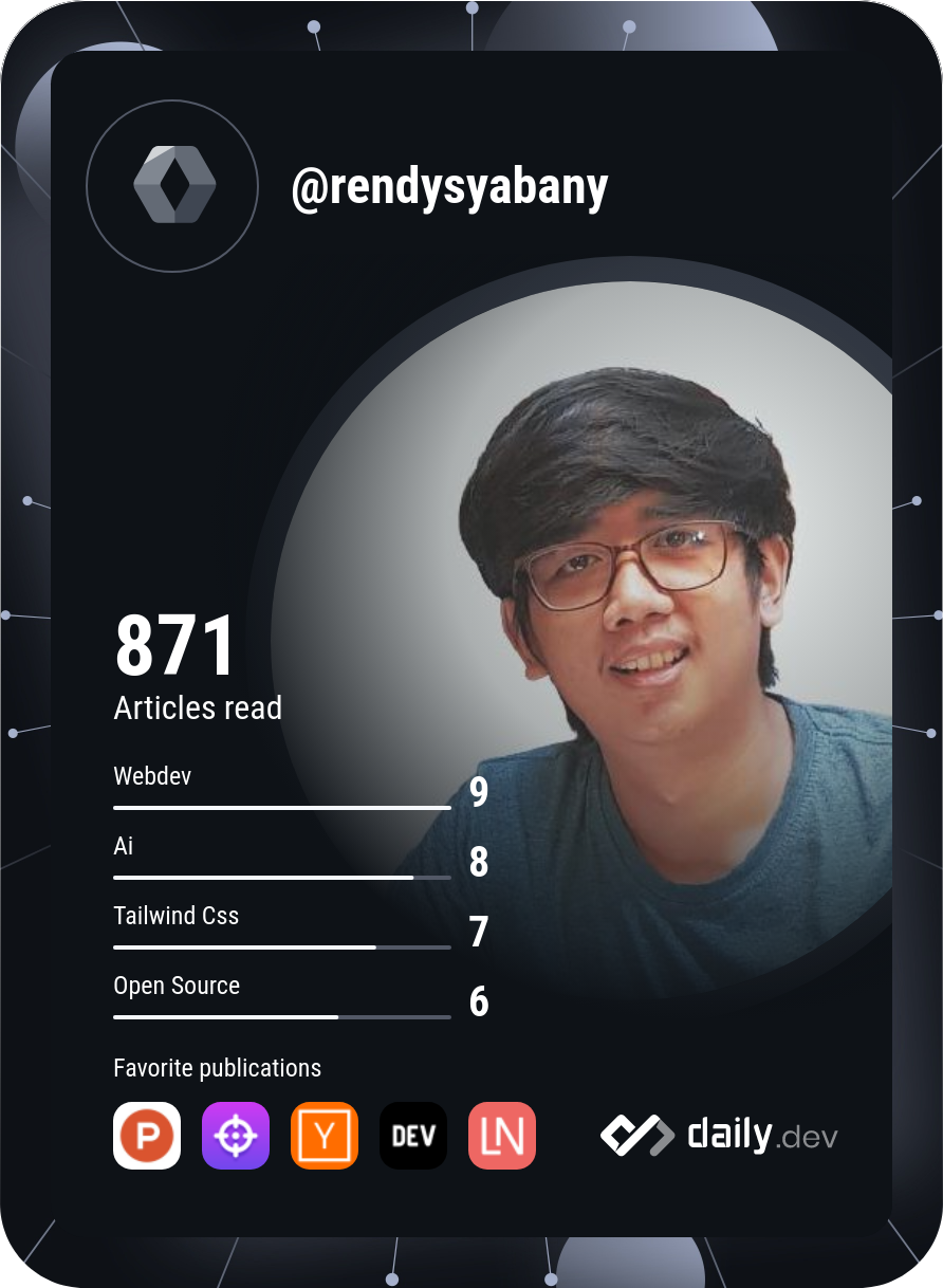 Rendyansyah Syabanys's Dev Card