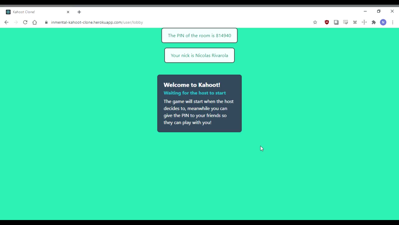 Imagen 5 del kahoot clone