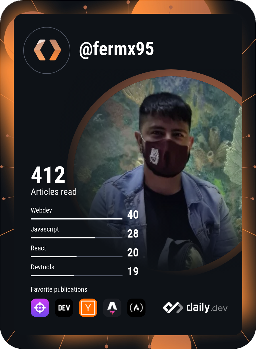 Fernando Peralta's Dev Card