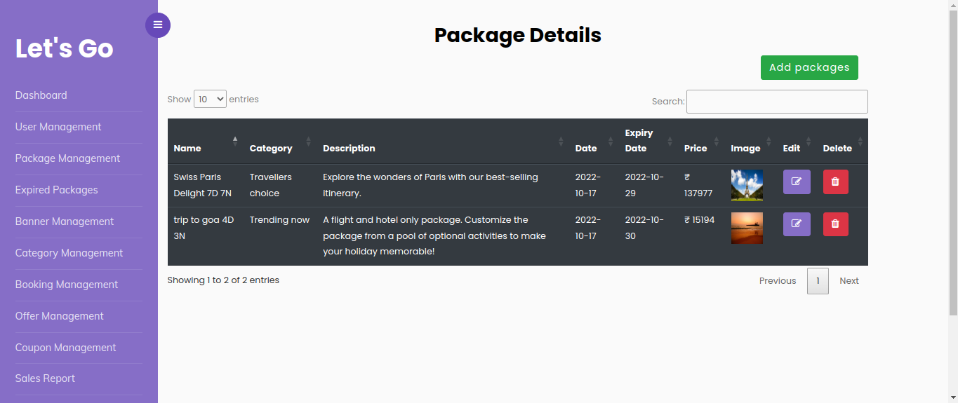 Package management